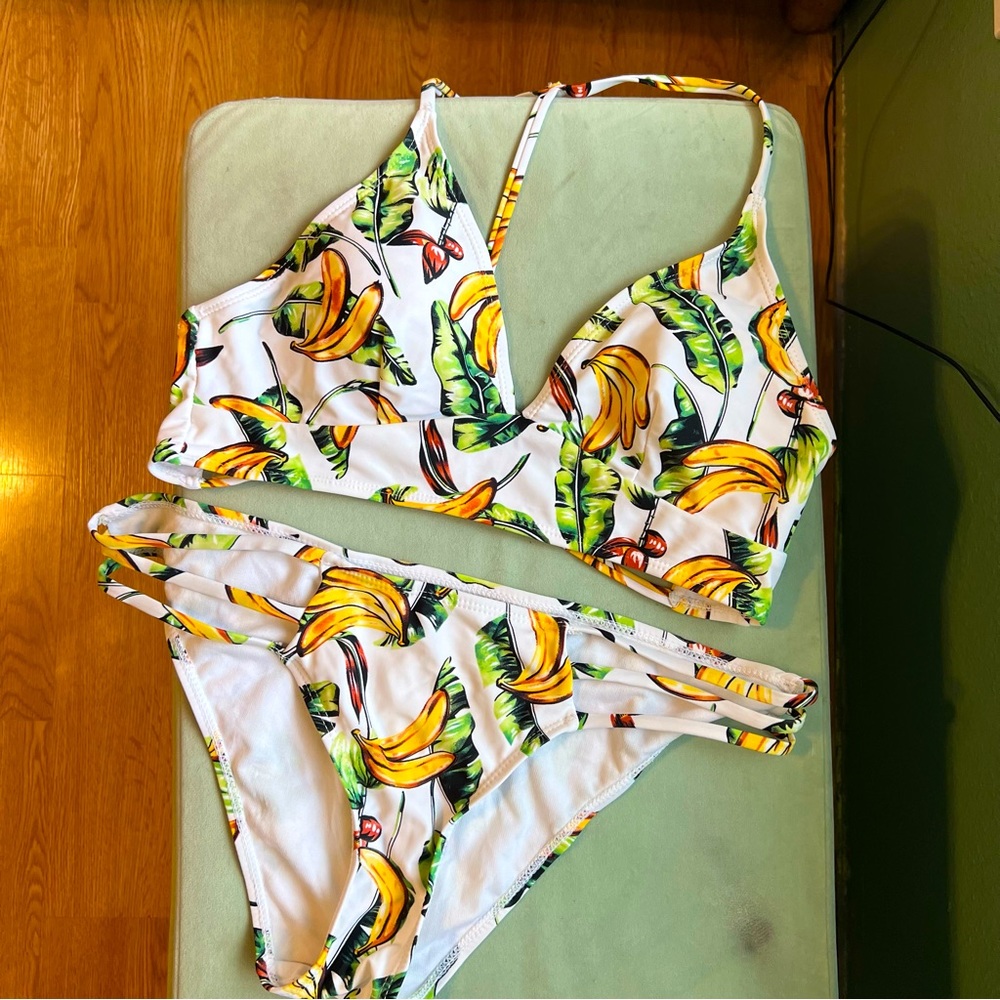 Tropical Banana Bikini 🍌 Cabana Del Sol